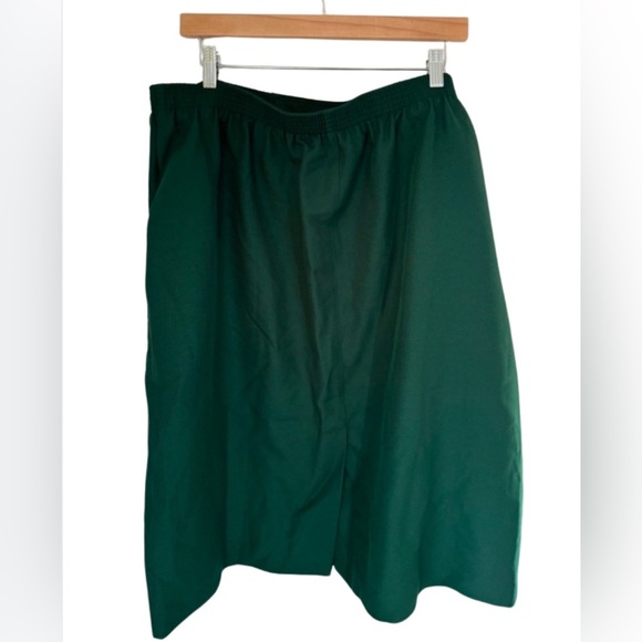 Forrest Green Vintage MIDI Skirt size 24W - Picture 2 of 3